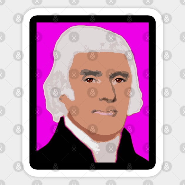 thomas jefferson Sticker by oryan80